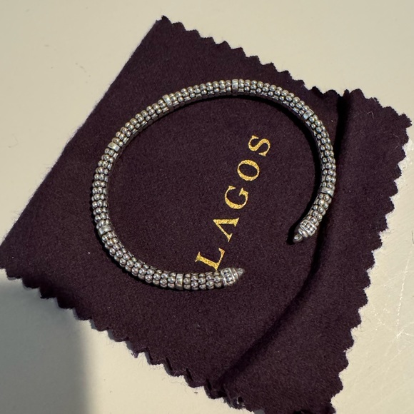 Lagos caviar cuff bracelet - Picture 2 of 3